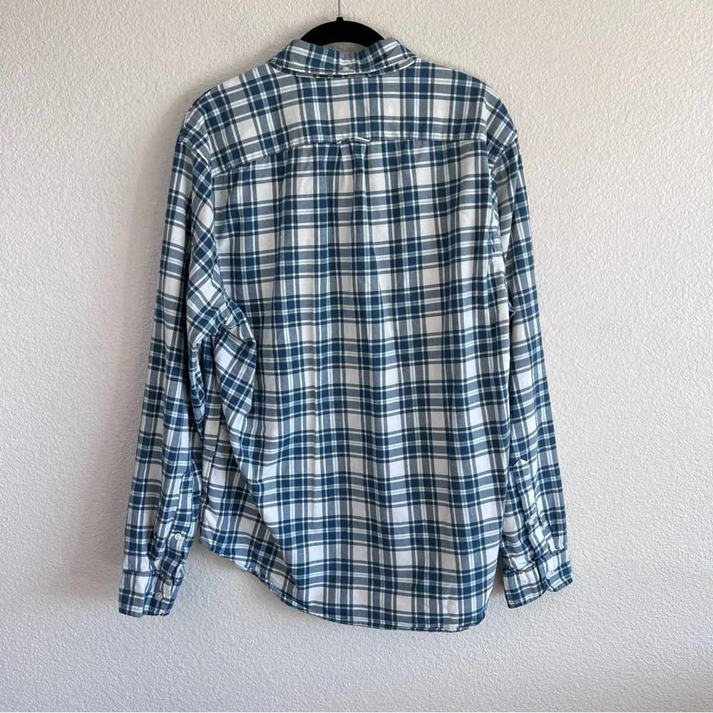 J. Crew Men’s Long‎ Sleeve Madras Oxford Shirt